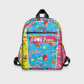 Детский рюкзак 3D с принтом GONE.Fludd в Ухте, 100% полиэстер | лямки с регулируемой длиной, сверху петелька, чтобы рюкзак можно было повесить на вешалку. Основное отделение закрывается на молнию, как и внешний карман. Внутри дополнительный карман. По бокам два дополнительных кармашка | chaos | fludd | gone | gone fludd | gone.fludd | gonefludd | rap | гон | зашей | мамбл | русский | рэп | рэпер | сахарный | суперчуитс | флад | фладд | флексикон | хаос | человек | чизарп | чуитс | швепс | швепсово
