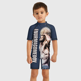 Детский купальный костюм 3D Хабиб Нурмагомедов: в Ухте, Полиэстер 85%, Спандекс 15% | застежка на молнии на спине | conor | mcgregor | mma | ufc | бои | конор | макгрегор | нурмагомедов | спорт | хабиб