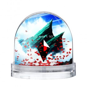 Водяной шар с принтом NO MANS SKY WORLD в Ухте, Пластик | Изображение внутри шара печатается на глянцевой фотобумаге с двух сторон | 