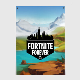 Постер с принтом Fortnite Forever в Ухте, 100% бумага
 | бумага, плотность 150 мг. Матовая, но за счет высокого коэффициента гладкости имеет небольшой блеск и дает на свету блики, но в отличии от глянцевой бумаги не покрыта лаком | battle royale | fortnite | fortnite battle royale | futuresynth | game | outrun | retrowave | synth | synthwave | игры | ретровейв | синтвейв | фортнайт