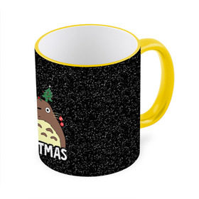 Кружка 3D с принтом Totoro Christmas в Ухте, керамика | ёмкость 330 мл | anime | christmas | moon | myneighbortotoro | night | totoro | xmas | аниме | канта | кодомо | котобус | кусакабэ | мэй | рождество | сусуватари | тацуо | тоторо | хаяомиядзаки | ясуко