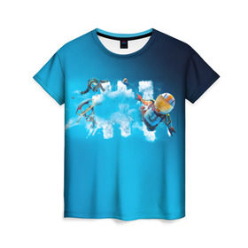 Женская футболка 3D с принтом Fortnite. Number one в Ухте, 100% полиэфир ( синтетическое хлопкоподобное полотно) | прямой крой, круглый вырез горловины, длина до линии бедер | battle | dance | epic | floss | fortnite | games | lama | royale | save | soldier | world | битва | королевская | лама | солдат | танец | флосс | фортнайт