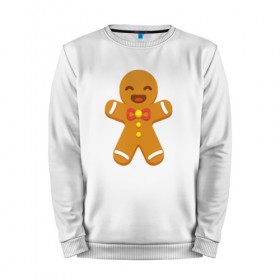 Мужской свитшот хлопок с принтом Печенька в Ухте, 100% хлопок |  | 