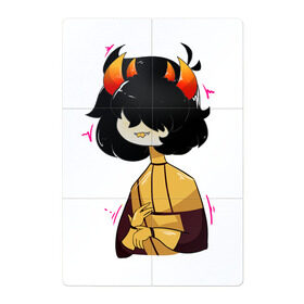 Магнитный плакат 2Х3 с принтом Mituna Captor Homestuck в Ухте, Полимерный материал с магнитным слоем | 6 деталей размером 9*9 см | Тематика изображения на принте: anime | book | captor | comix | fandom | game | hiveswap | homestuck | mituna | mituna captor | аниме | хоумстак