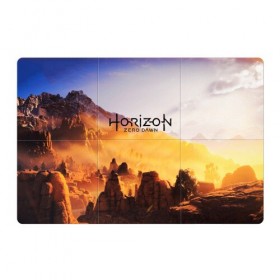 Магнитный плакат 3Х2 с принтом HORIZON ZERO DAWN в Ухте, Полимерный материал с магнитным слоем | 6 деталей размером 9*9 см | aloy | game | horizon zero dawn | hunter | machine | mecha | robot | snow | spear | the frozen wilds | weapon | игры | постапокалипсис | роботы | фентези | элой