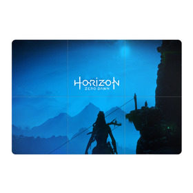 Магнитный плакат 3Х2 с принтом HORIZON ZERO DAWN в Ухте, Полимерный материал с магнитным слоем | 6 деталей размером 9*9 см | aloy | game | horizon zero dawn | hunter | machine | mecha | robot | snow | spear | the frozen wilds | weapon | игры | постапокалипсис | роботы | фентези | элой