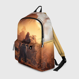 Рюкзак 3D HORIZON ZERO DAWN: в Ухте, 100% полиэстер | лямки с регулируемой длиной, сверху петелька, чтобы рюкзак можно было повесить на вешалку. Основное отделение закрывается на молнию, как и внешний карман. Внутри два дополнительных кармана, один из которых закрывается на молнию. По бокам два дополнительных кармашка | aloy | game | horizon zero dawn | hunter | machine | mecha | robot | snow | spear | the frozen wilds | weapon | игры | постапокалипсис | роботы | фентези | элой