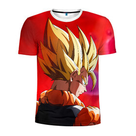 Мужская футболка 3D спортивная с принтом Dragon Ball в Ухте, 100% полиэстер с улучшенными характеристиками | приталенный силуэт, круглая горловина, широкие плечи, сужается к линии бедра | Тематика изображения на принте: akira | ball | dragon | goku | kakarotto | manga | son | toriyama | акира | болл | гоку | драгон | драгонболл | дракона | жемчуг | манга | сон | торияма