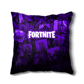 Подушка 3D с принтом FORTNITE в Ухте, наволочка – 100% полиэстер, наполнитель – холлофайбер (легкий наполнитель, не вызывает аллергию). | состоит из подушки и наволочки. Наволочка на молнии, легко снимается для стирки | 2019 | armor | armour | cybersport | esport | fortnite | game | llama | logo | броня | игра | киберспорт | лама | симулятор строительства | строительство | фиолетовый | фирменные цвета | фортнайт