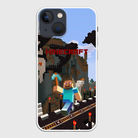 Чехол для iPhone 13 mini с принтом Minecraft в Ухте,  |  | blade | blocks | creeper | cubes | game | ken | minecraft | mobs | sword | игры | крипер | майн крафт | майнкрафт | моб