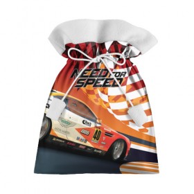 Подарочный 3D мешок с принтом Need for Speed в Ухте, 100% полиэстер | Размер: 29*39 см | 