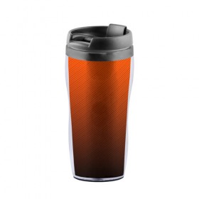 Термокружка-непроливайка с принтом CARBON в Ухте, внутренняя часть — пищевой пластик, наружная часть — прозрачный пластик, между ними — полиграфическая вставка с рисунком | объем — 350 мл, герметичная крышка | Тематика изображения на принте: carbon | geometry | metal | texture | геометрия | градиент | карбон | металл | паттерн | текстура