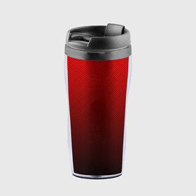 Термокружка-непроливайка с принтом CARBON в Ухте, внутренняя часть — пищевой пластик, наружная часть — прозрачный пластик, между ними — полиграфическая вставка с рисунком | объем — 350 мл, герметичная крышка | Тематика изображения на принте: carbon | geometry | metal | texture | геометрия | градиент | карбон | металл | паттерн | текстура