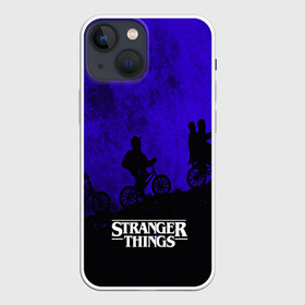 Чехол для iPhone 13 mini с принтом Очень странные дела в Ухте,  |  | finn wolfhard | gaten mataraz | millie bobby brown | natalia dyer | stranger things | winona ryder | вайнона райдер | милли бобби браун | оченнь странные дела | очень странные дела | странные события