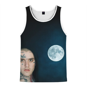 Мужская майка 3D с принтом Runuway make friends в Ухте, 100% полиэстер | круглая горловина, приталенный силуэт, длина до линии бедра. Пройма и горловина окантованы тонкой бейкой | benz truck | girls | gustav ahr | hip hop | lil | lil peep | moon | peep | rap | runuway make friends | лил | лилпип | луна | пип | рэп | хип хоп | эмо | эмо реп