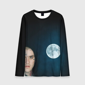 Мужской лонгслив 3D с принтом Runuway make friends в Ухте, 100% полиэстер | длинные рукава, круглый вырез горловины, полуприлегающий силуэт | Тематика изображения на принте: benz truck | girls | gustav ahr | hip hop | lil | lil peep | moon | peep | rap | runuway make friends | лил | лилпип | луна | пип | рэп | хип хоп | эмо | эмо реп