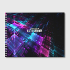 Альбом для рисования с принтом Pubg neon style 2019 в Ухте, 100% бумага
 | матовая бумага, плотность 200 мг. | Тематика изображения на принте: action | battlegrounds | chiken | game | online | playerunknown’s | pubg | игры | курица | наемники | пабг | пубг | сковорода | солдаты | шутер