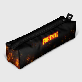 Пенал 3D с принтом FORTNITE FIRE в Ухте, 100% полиэстер | плотная ткань, застежка на молнии | 2019 | armor | armour | cybersport | esport | fire | fortnite | game | llama | logo | броня | игра | киберспорт | лама | симулятор строительства | строительство | фиолетовый | фирменные цвета | фортнайт
