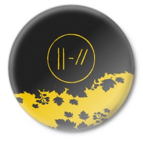 Значок с принтом Twenty One Pilots / TOP в Ухте,  металл | круглая форма, металлическая застежка в виде булавки | Тематика изображения на принте: 21 pilots | 21p | bandito | blurryface | carbon | chlorine | joshua | ned | top | trench | twenty one pilots | tyler | бандито | карбон | музыка | нэд | тренч