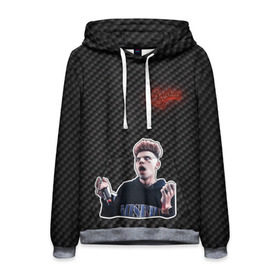 Мужская толстовка 3D с принтом Элджей в Ухте, 100% полиэстер | двухслойный капюшон со шнурком для регулировки, мягкие манжеты на рукавах и по низу толстовки, спереди карман-кенгуру с мягким внутренним слоем. | 