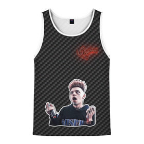 Мужская майка 3D с принтом Элджей в Ухте, 100% полиэстер | круглая горловина, приталенный силуэт, длина до линии бедра. Пройма и горловина окантованы тонкой бейкой | 