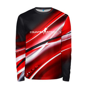 Мужской лонгслив 3D с принтом cs go:Red Line 2019 в Ухте, 100% полиэстер | длинные рукава, круглый вырез горловины, полуприлегающий силуэт | Тематика изображения на принте: 