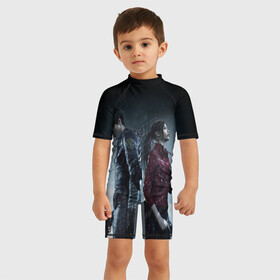 Детский купальный костюм 3D Resident Evil 2: в Ухте, Полиэстер 85%, Спандекс 15% | застежка на молнии на спине | 2 | biohazard | claire | evil | horror | raccoon | resident | survival | t virus | t вирус | выживание | зла | кеннеди | клэр | леон | обитель | раккун | редфилд | скотт | ужас