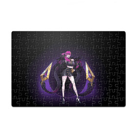 Пазл магнитный 126 элементов Evelynn: в Ухте, полимерный материал с магнитным слоем | 126 деталей, размер изделия — 180*270 мм | agony | evelynn | game | hug | legends | legue | legueoflegends | lol | агонии | игра | легенд | лига | лигалегенд | лол | объятия | эвелинн