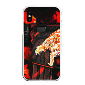 Чехол для iPhone XS Max матовый cs go HOWL Вой: в Ухте, Силикон | Область печати: задняя сторона чехла, без боковых панелей | awp | counter strike | cyber sport | game | howl | skin | sport | авп | вой | игры | скин