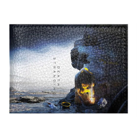 Обложка для студенческого билета с принтом Death Stranding exclusive в Ухте, натуральная кожа | Размер: 11*8 см; Печать на всей внешней стороне | bridges | death stranding | game | hideo kojima | kojima productions | man | norman reedus | scar | sony interactive entertainment | suit | tie | игры | кодзима