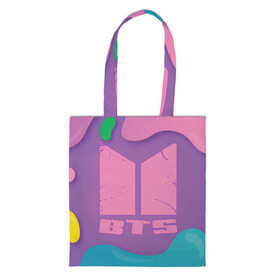 Шоппер 3D с принтом BTS в Ухте, 100% полиэстер | Плотность: 200 г/м2; Размер: 34×35 см; Высота лямок: 30 см | bangtan boys | j hope | jimin | jin | jungkook | k pop | rm | suga | v | бтс | кей | поп
