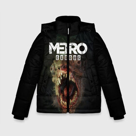Зимняя куртка для мальчиков 3D с принтом Metro Exodus в Ухте, ткань верха — 100% полиэстер; подклад — 100% полиэстер, утеплитель — 100% полиэстер | длина ниже бедра, удлиненная спинка, воротник стойка и отстегивающийся капюшон. Есть боковые карманы с листочкой на кнопках, утяжки по низу изделия и внутренний карман на молнии. 

Предусмотрены светоотражающий принт на спинке, радужный светоотражающий элемент на пуллере молнии и на резинке для утяжки | 2019 | 2033 | exodus | game | logo | metro | апокалипсис | герой | зубы | игра | исход | лого | метро | монстр | персонаж | сталкер