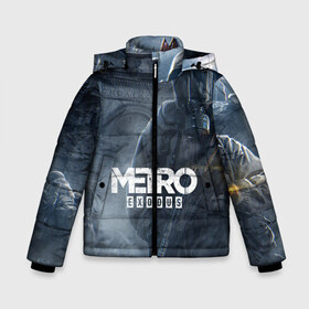 Зимняя куртка для мальчиков 3D с принтом Metro Exodus в Ухте, ткань верха — 100% полиэстер; подклад — 100% полиэстер, утеплитель — 100% полиэстер | длина ниже бедра, удлиненная спинка, воротник стойка и отстегивающийся капюшон. Есть боковые карманы с листочкой на кнопках, утяжки по низу изделия и внутренний карман на молнии. 

Предусмотрены светоотражающий принт на спинке, радужный светоотражающий элемент на пуллере молнии и на резинке для утяжки | 2019 | 2033 | exodus | game | logo | metro | апокалипсис | герой | игра | исход | лого | метро | монстр | персонаж | сталкер