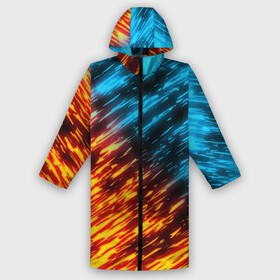 Дождевик унисекс 3D с принтом БИТВА СТИХИЙ в Ухте,  |  | blue | bright | fire | heat | ice | light | orange | wildfire | битва огней | битва стихий | искры | огненный | огонь | оранжевый | пламя | пожар