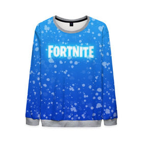 Мужской свитшот 3D с принтом FORTNITE WINTER ROYALE в Ухте, 100% полиэстер с мягким внутренним слоем | круглый вырез горловины, мягкая резинка на манжетах и поясе, свободная посадка по фигуре | Тематика изображения на принте: 