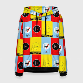 Женская толстовка 3D Twenty One Pilots : в Ухте, 100% полиэстер  | двухслойный капюшон со шнурком для регулировки, мягкие манжеты на рукавах и по низу толстовки, спереди карман-кенгуру с мягким внутренним слоем. | heathens | one | pilots | twenty | джош дан | инди | ник томас | поп | рэп | тайлер джозеф | хип хоп | электропоп