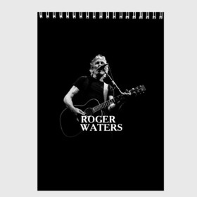 Скетчбук с принтом Roger Waters Pink Floyd в Ухте, 100% бумага
 | 48 листов, плотность листов — 100 г/м2, плотность картонной обложки — 250 г/м2. Листы скреплены сверху удобной пружинной спиралью | roger waters | джордж уотерс | композитор | певец | поэт