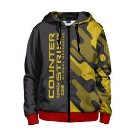 Детская толстовка 3D на молнии с принтом CS:GO Danger Zone в Ухте, 100% полиэстер |  манжеты и пояс оформлены широкой мягкой резинкой, двухслойный капюшон со шнурком для регулировки, спереди карманы и застежка-молния
 | 