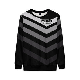 Женский свитшот 3D с принтом Metro Exodus в Ухте, 100% полиэстер с мягким внутренним слоем | круглый вырез горловины, мягкая резинка на манжетах и поясе, свободная посадка по фигуре | exodus | horror | metro | survival | исход | метро | мутация | оружия | стелс | шутер | экшен