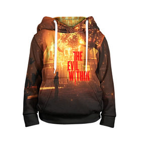 Детская толстовка 3D с принтом THE EVIL WITHIN в Ухте, 100% полиэстер | двухслойный капюшон со шнурком для регулировки, мягкие манжеты на рукавах и по низу толстовки, спереди карман-кенгуру с мягким внутренним слоем | bethesda softworks | horror | sebastian castellanos | tango gameworks | the evil within | одержимые | персонаж | пистолет | свет | тучи
