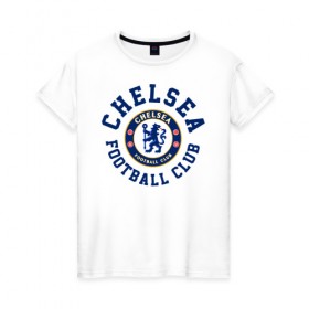 Женская футболка хлопок с принтом Челси в Ухте, 100% хлопок | прямой крой, круглый вырез горловины, длина до линии бедер, слегка спущенное плечо | blue is | chelsea | chelsea fc | ktbffh | the blues | апл | аристократы | клубная | лондон | пенсионеры | синие | фанатская | футбол | футбольная | футбольный клуб | футбольный клуб челси | челси