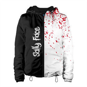 Женская куртка 3D с принтом Sally Face в Ухте, ткань верха — 100% полиэстер, подклад — флис | прямой крой, подол и капюшон оформлены резинкой с фиксаторами, два кармана без застежек по бокам, один большой потайной карман на груди. Карман на груди застегивается на липучку | sally face | гизмо | девид | девочка | игра | лари | ларри | мальчик | маска | мрачная | на лице | пых | с протезом | сал | сали | салли | салли фейс | фейс | фэйс | эддисон | эшли