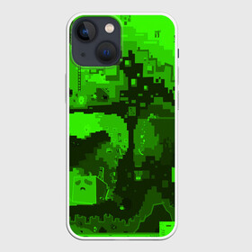 Чехол для iPhone 13 mini с принтом Minecraft в Ухте,  |  | blade | blocks | creeper | cubes | game | ken | mine craft | minecraft | mobs | sword | игры | крипер | майн крафт | майнкрафт | моб