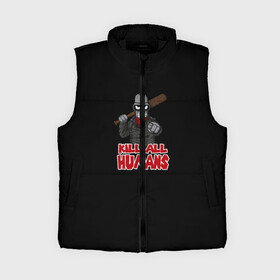 Женский жилет утепленный 3D с принтом Bender. Kill All Humans в Ухте,  |  | бендер | футурама