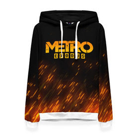 Женская толстовка 3D с принтом METRO EXODUS в Ухте, 100% полиэстер  | двухслойный капюшон со шнурком для регулировки, мягкие манжеты на рукавах и по низу толстовки, спереди карман-кенгуру с мягким внутренним слоем. | exodus | horror | metro 2033 | metro exodus | survival | игры | исход | метро | метро 2035