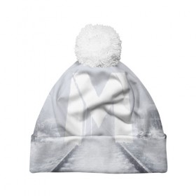 Шапка 3D c помпоном с принтом METRO в Ухте, 100% полиэстер | универсальный размер, печать по всей поверхности изделия | exodus | horror | metro 2033 | metro exodus | survival | игры | исход | метро | метро 2035