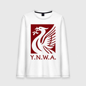 Мужской лонгслив хлопок с принтом Ливерпуль в Ухте, 100% хлопок |  | anfield | liverpool | liverpool fc | the reds | you ll never walk a | клубная | красные | ливерпуль | мерсисайдцы | фанатская | футбольная | футбольный клуб | футбольный клуб ливерпуль | энфилд