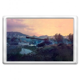 Магнит 45*70 Танки: в Ухте, Пластик | Размер: 78*52 мм; Размер печати: 70*45 | battle | game | tank | tanks | war | wearpon | wot | бой | война | вот | игра | оружие | танк | танки