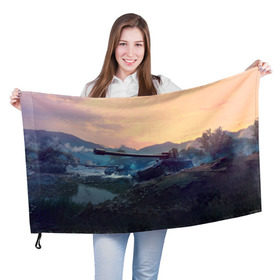 Флаг 3D Танки: в Ухте, 100% полиэстер | плотность ткани — 95 г/м2, размер — 67 х 109 см. Принт наносится с одной стороны | battle | game | tank | tanks | war | wearpon | wot | бой | война | вот | игра | оружие | танк | танки