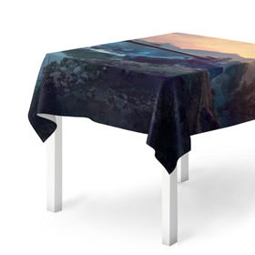 Скатерть 3D Танки: в Ухте, 100% полиэстер (ткань не мнется и не растягивается) | Размер: 150*150 см | battle | game | tank | tanks | war | wearpon | wot | бой | война | вот | игра | оружие | танк | танки